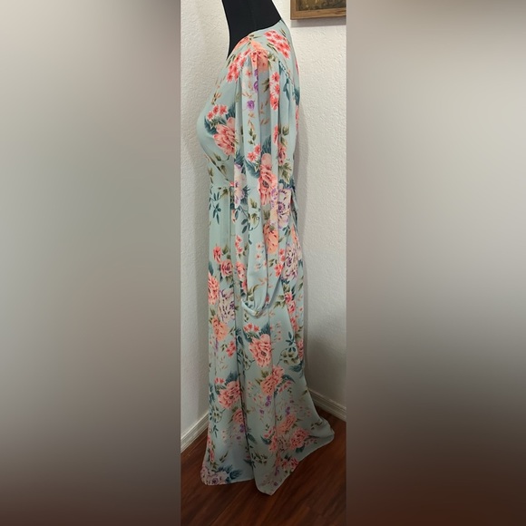 Yumi Kim SWEET DAWN DUSK JULIETTE MAXI Dress in Mint Green Floral Print - XSP - Picture 5 of 8